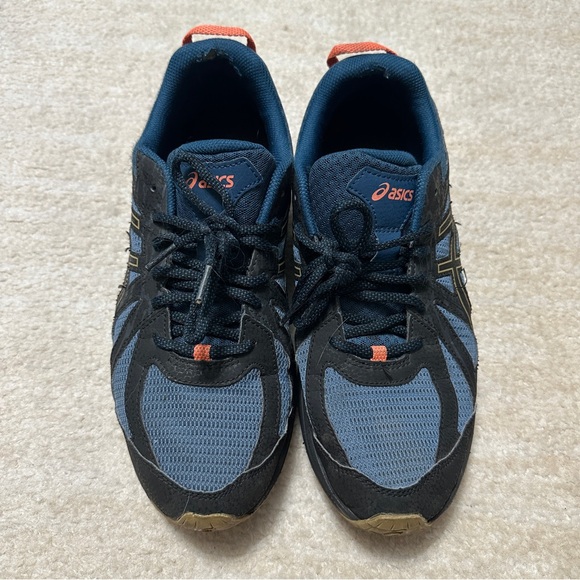 Asics Frequent Trail Men's US 10 Blue Hiking Shoe Sneaker 1011A034 - Picture 2 of 10